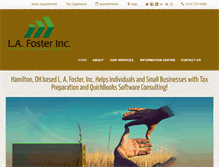 Tablet Screenshot of lafosterinc.com